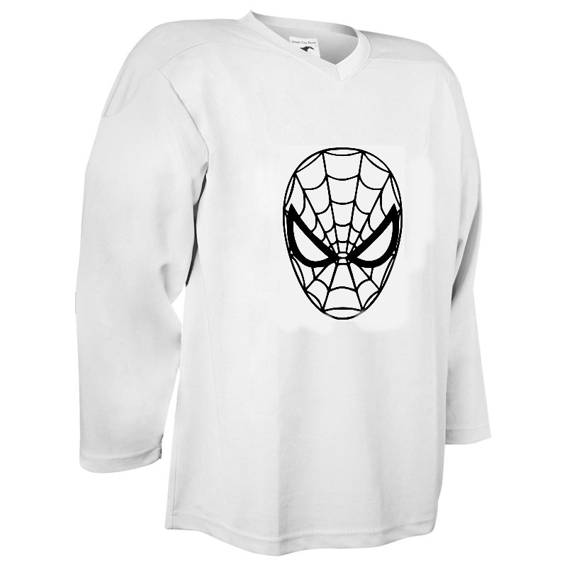 Spiderman Goalie Cut Hockey Jersey