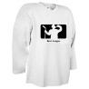 Beer League Beer Hockey Logo Senior Goalie Cut Hockey Jersey