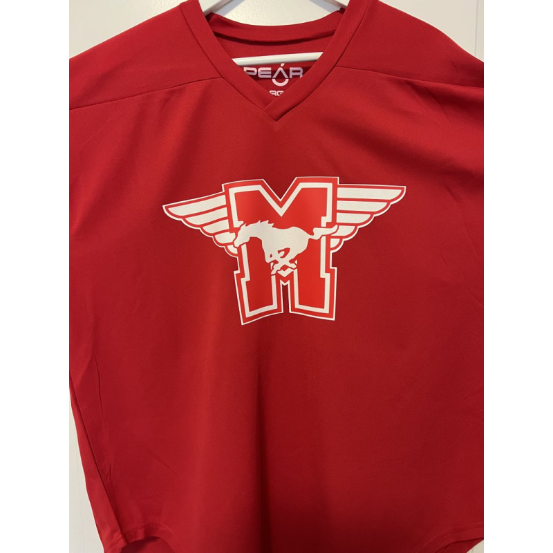 Hamilton Mustangs Men's League Senior Goalie Cut Hockey Jersey