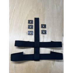 5 Point Traditional Goalie Mask Harness Straps