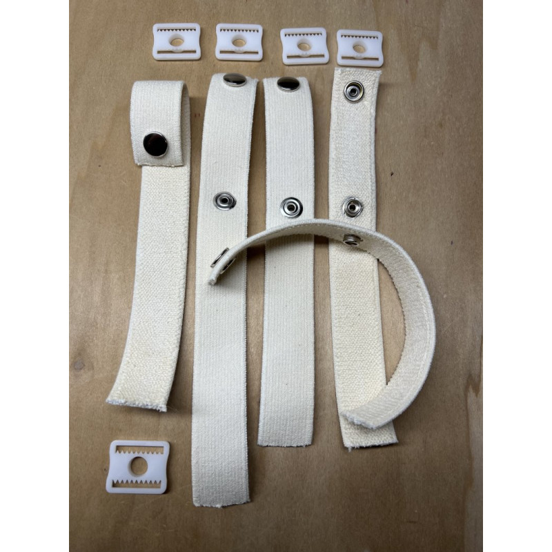 Pro Weight Open Back Goalie Mask Harness Straps Pro Weight Open Back Goalie Mask Harness Straps