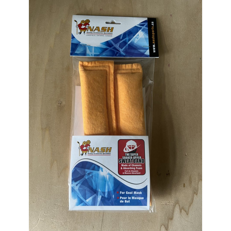 Nash Orange Chamois Goalie Mask Sweatbands - 2 Pack