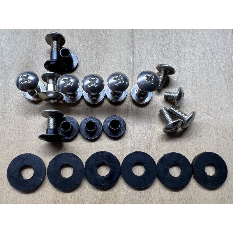 Premium Stainless Steel Goalie Mask Screw Assortment